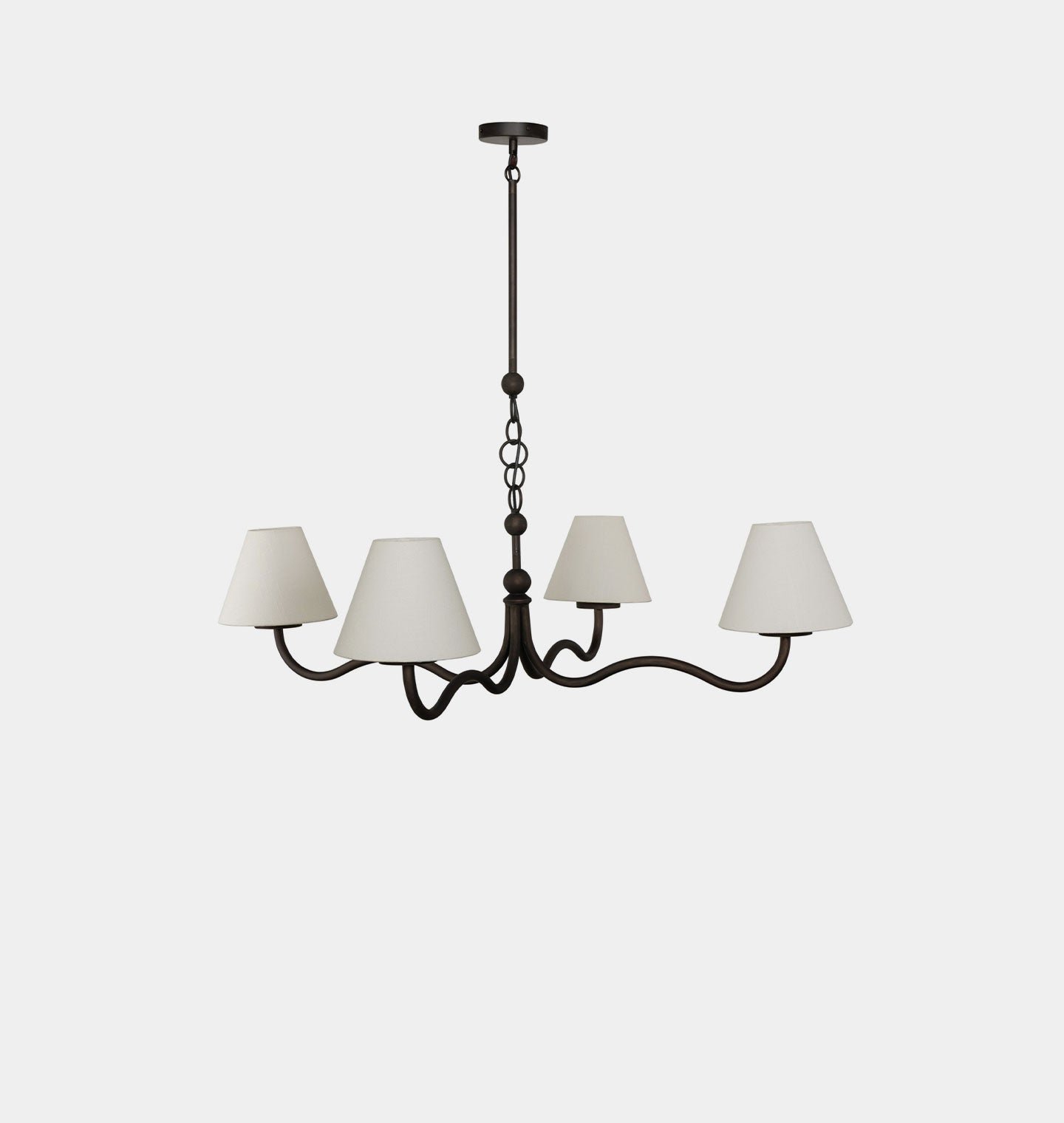 Perdika Black Iron Head Chandelier – image 2