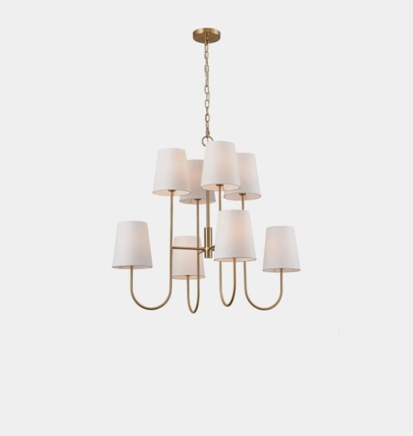Saidia Fabric Head Iron Chandelier