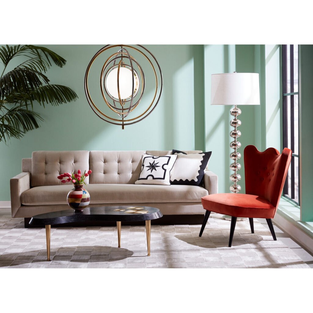 Camposampiero Globe Stacked Brass Floor Lamp – image 3