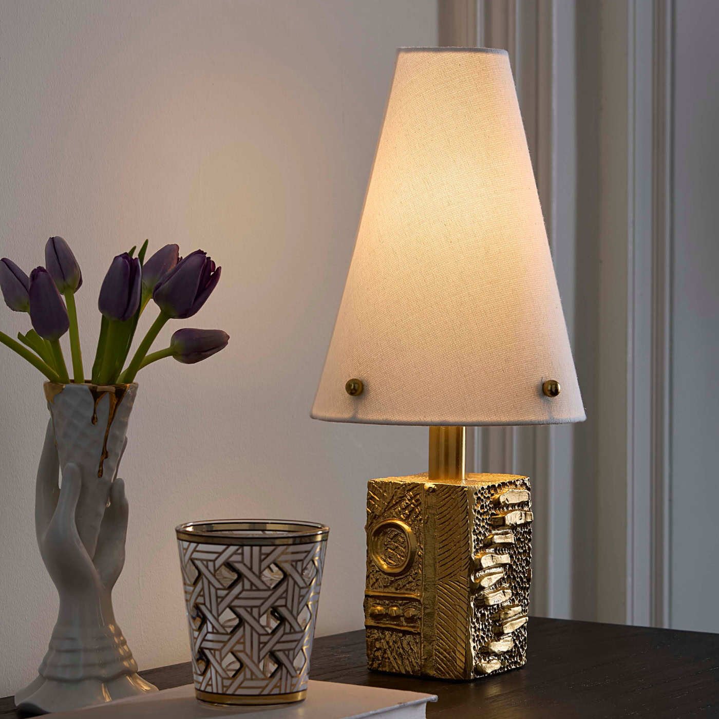 Starigrad Solid Cast Brass Small Table Lamp – image 2