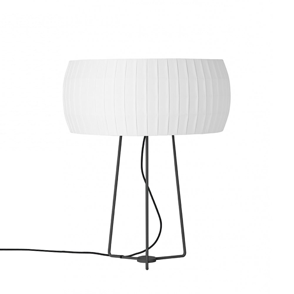 Polace Black Metal Body Ribbon Shade Table Lamp – image 3