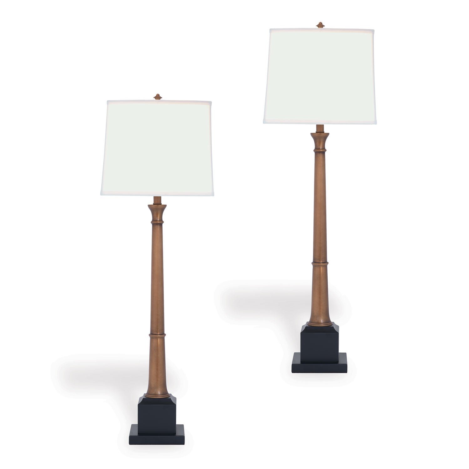 Pag Candlestick Shaped Brass Buffet Lamp