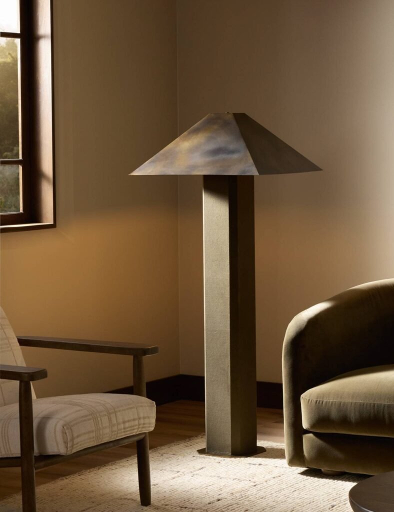 Llucmajor Dark Conical Shade Floor Lamp – image 2