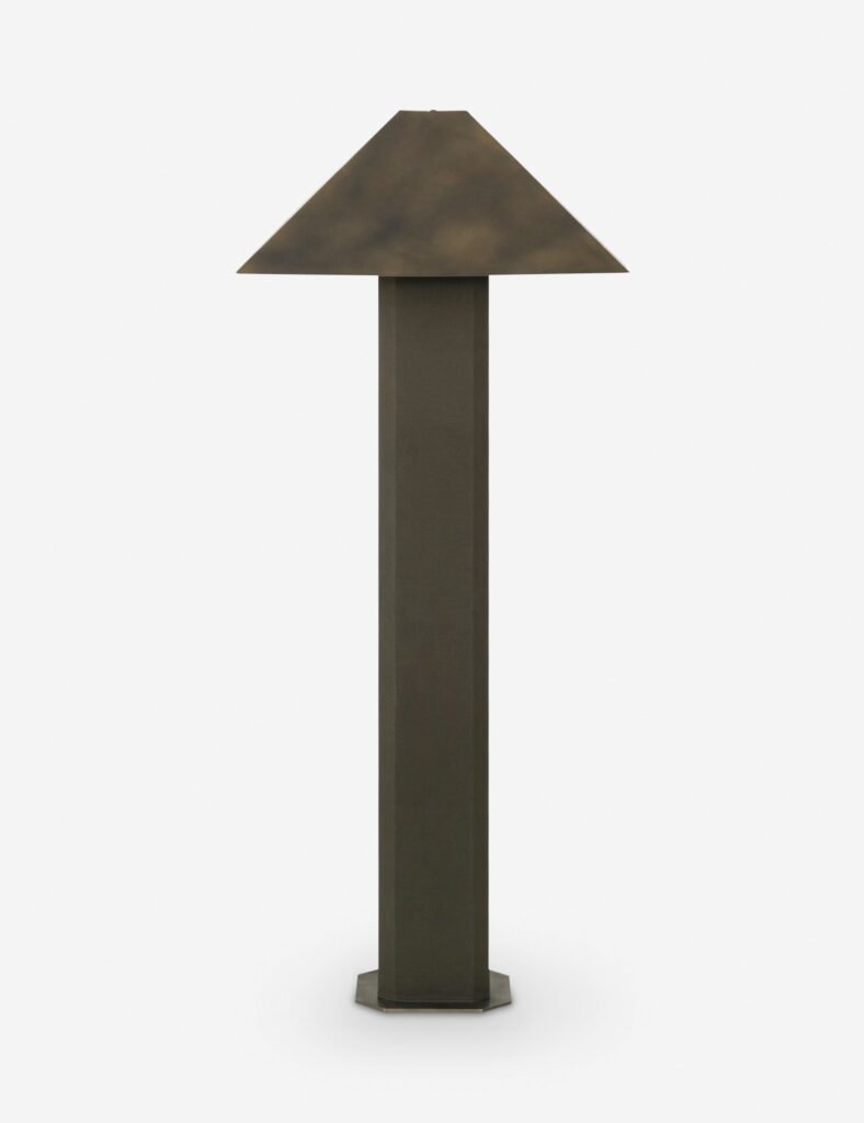 Llucmajor Dark Conical Shade Floor Lamp