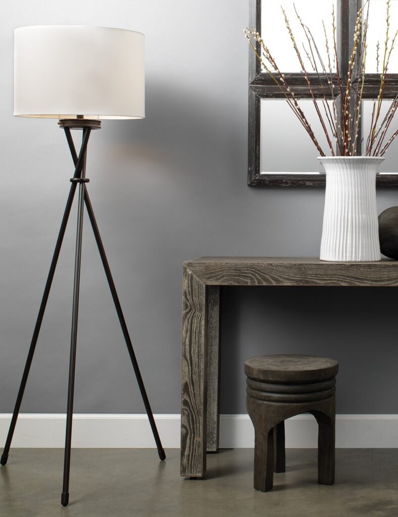 Vighizzolo Tripod Double Socket Floor Lamp – image 4
