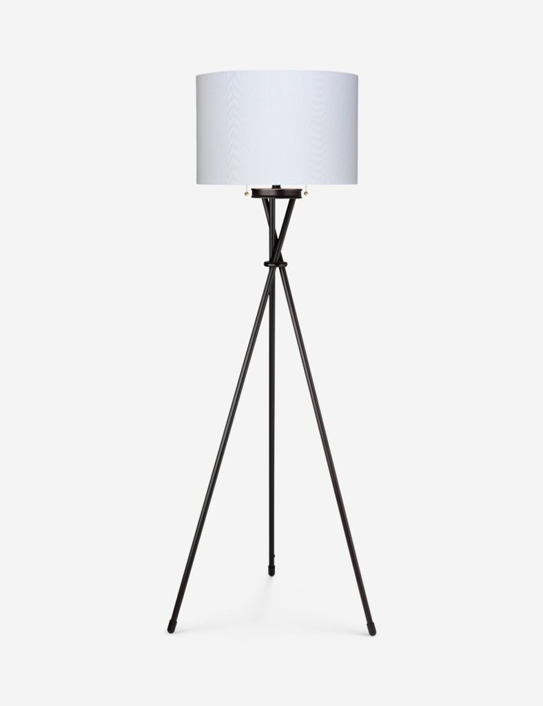 Vighizzolo Tripod Double Socket Floor Lamp