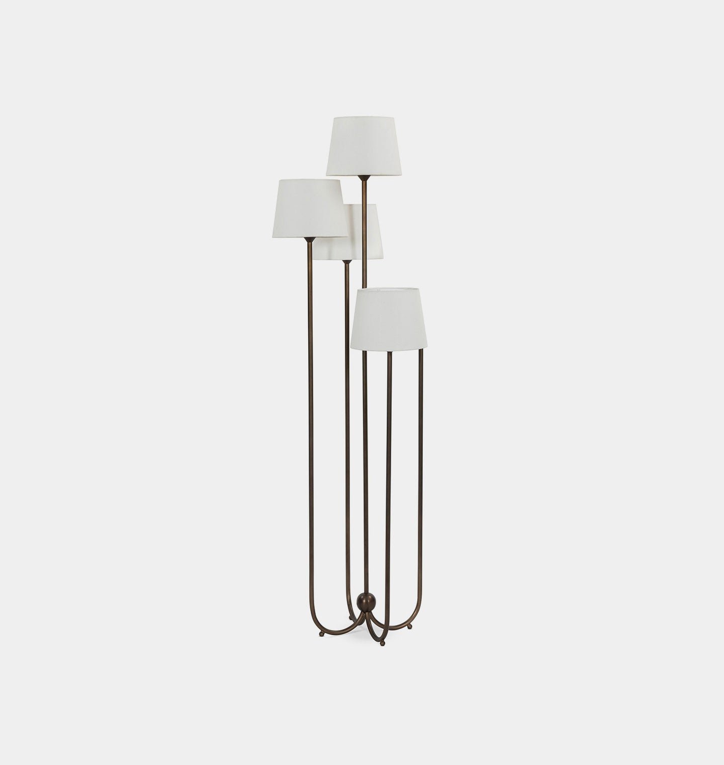 Campodarsego Three Shade Iron Floor Lamp