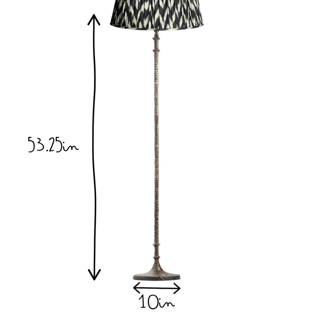Revine Hammered Textured Bronze Floor Lamp – image 3