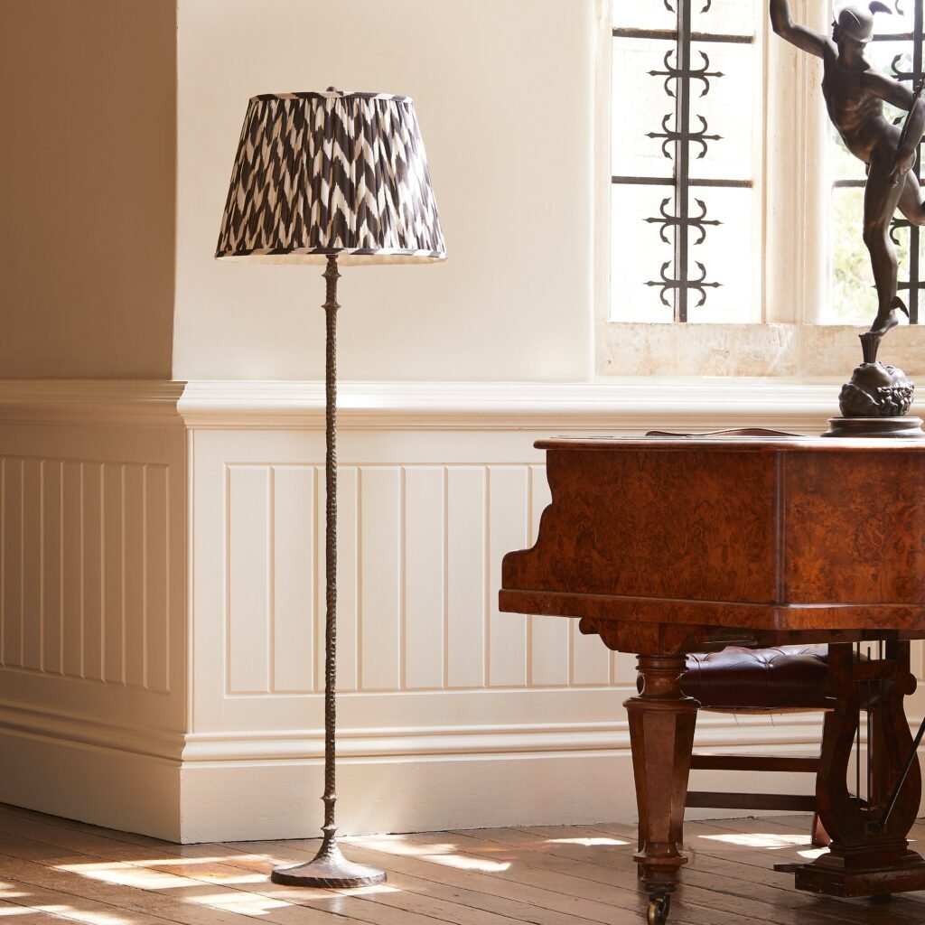 Revine Hammered Textured Bronze Floor Lamp – image 4