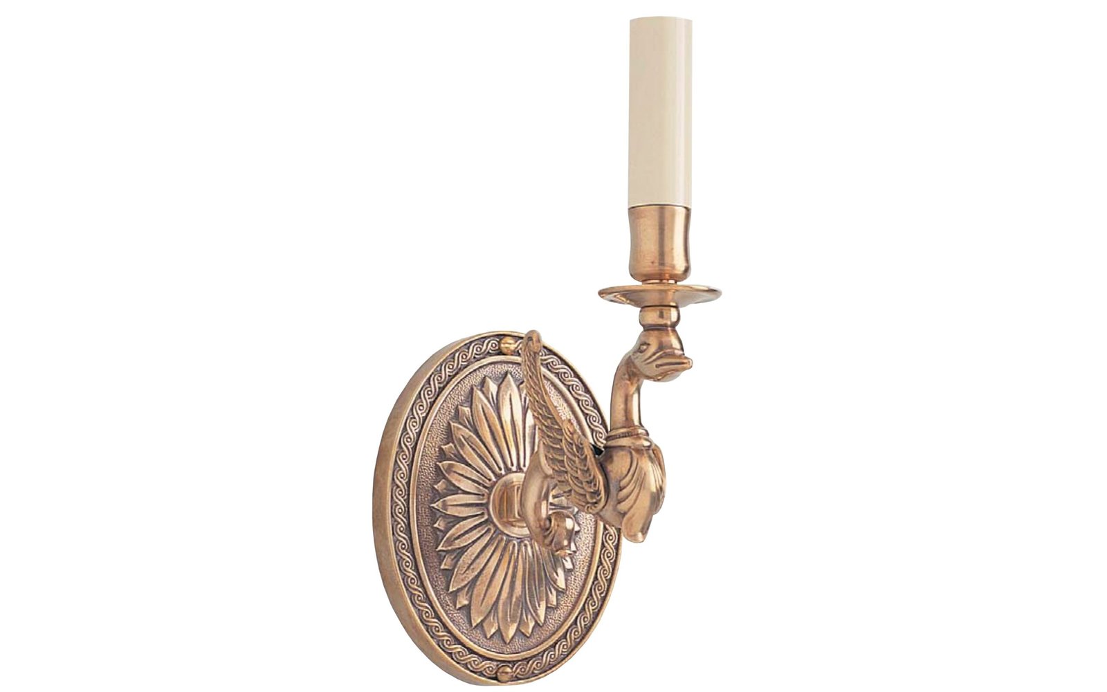 Civitanova Swan Arm Empire Shade Wall Sconce