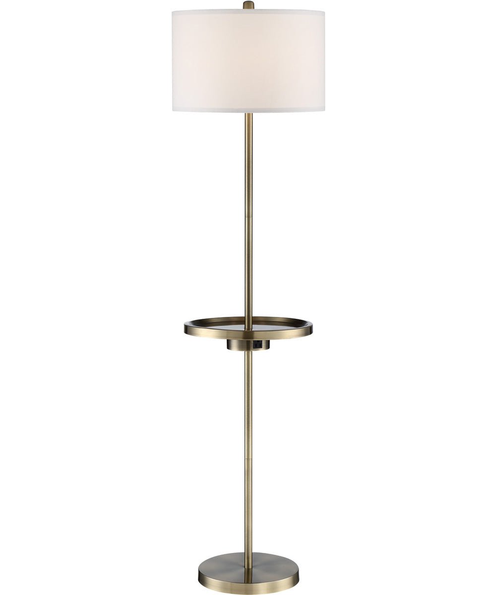 Bovolenta Table Antique Brass Floor Lamp