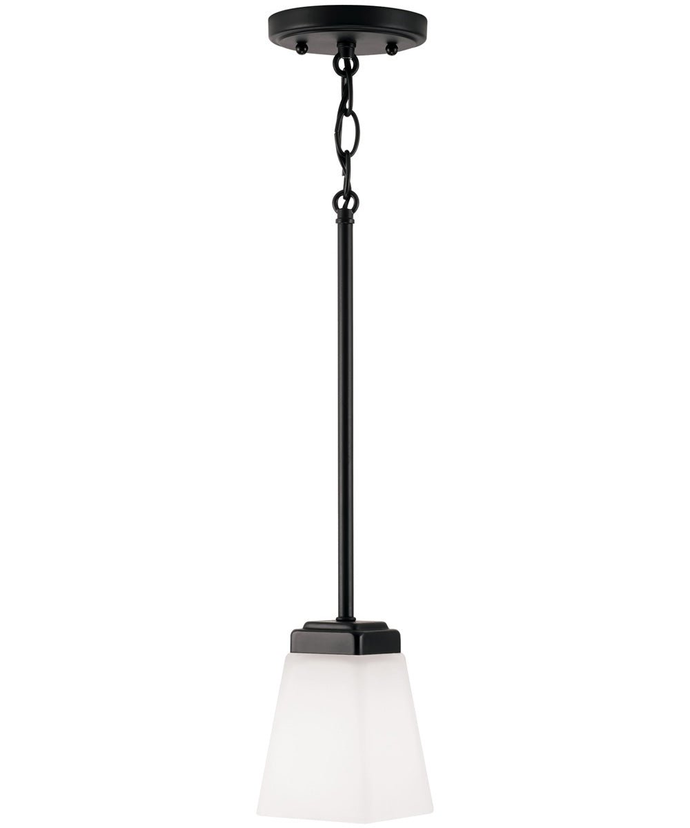 Fiumalbo Black White Glass Mini Pendant