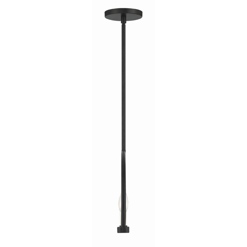 Predappio Black Arched Linear Candle Chandelier – image 2