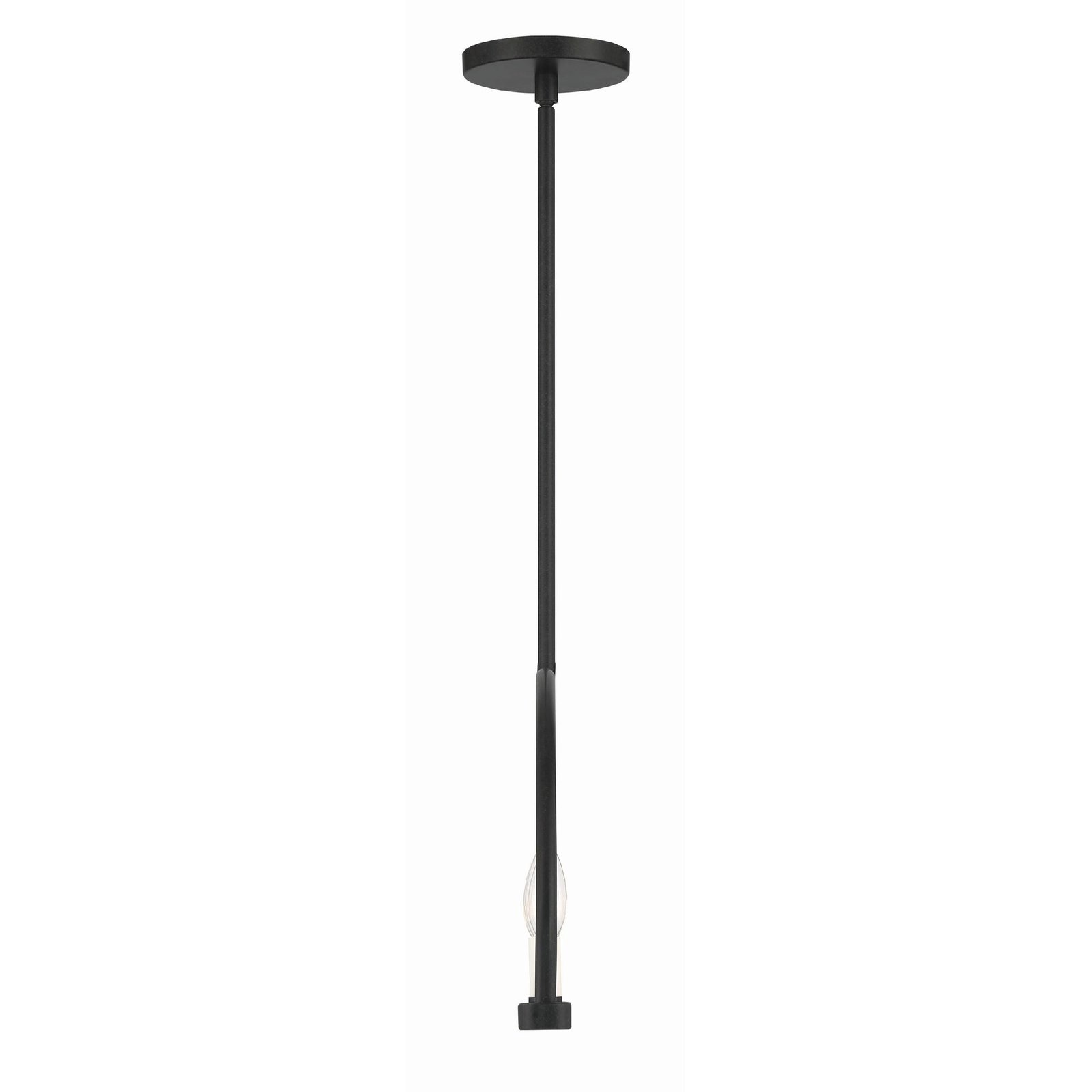 Predappio Black Arched Linear Candle Chandelier – image 2