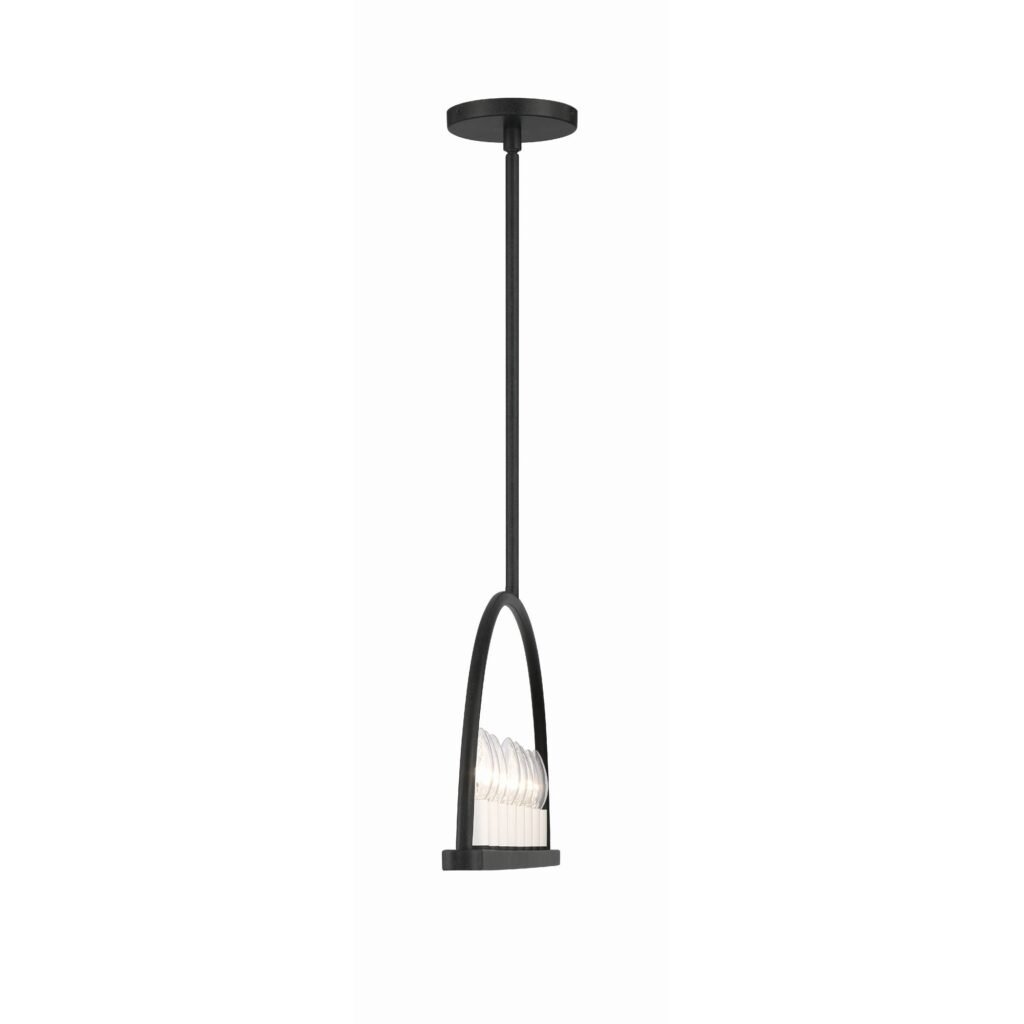 Predappio Black Arched Linear Candle Chandelier – image 3