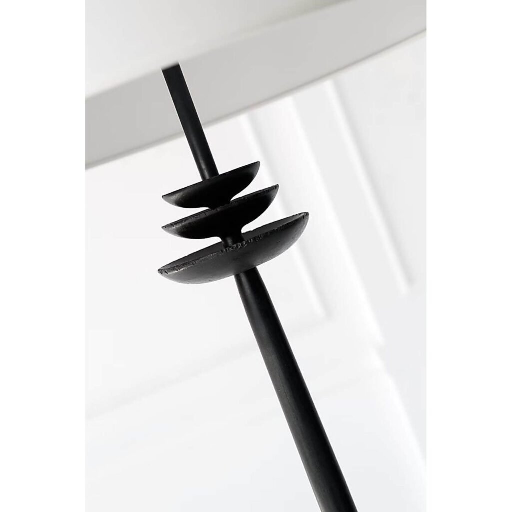Lefkimmi Antiqued Iron Double Socket Floor Lamp – image 2