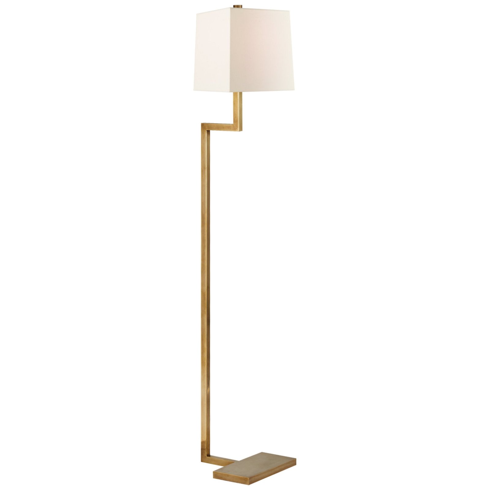Lezignan Square Linen Shade Floor Lamp