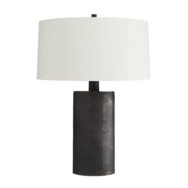 Petrovac Graphite Cylinder Table Lamp