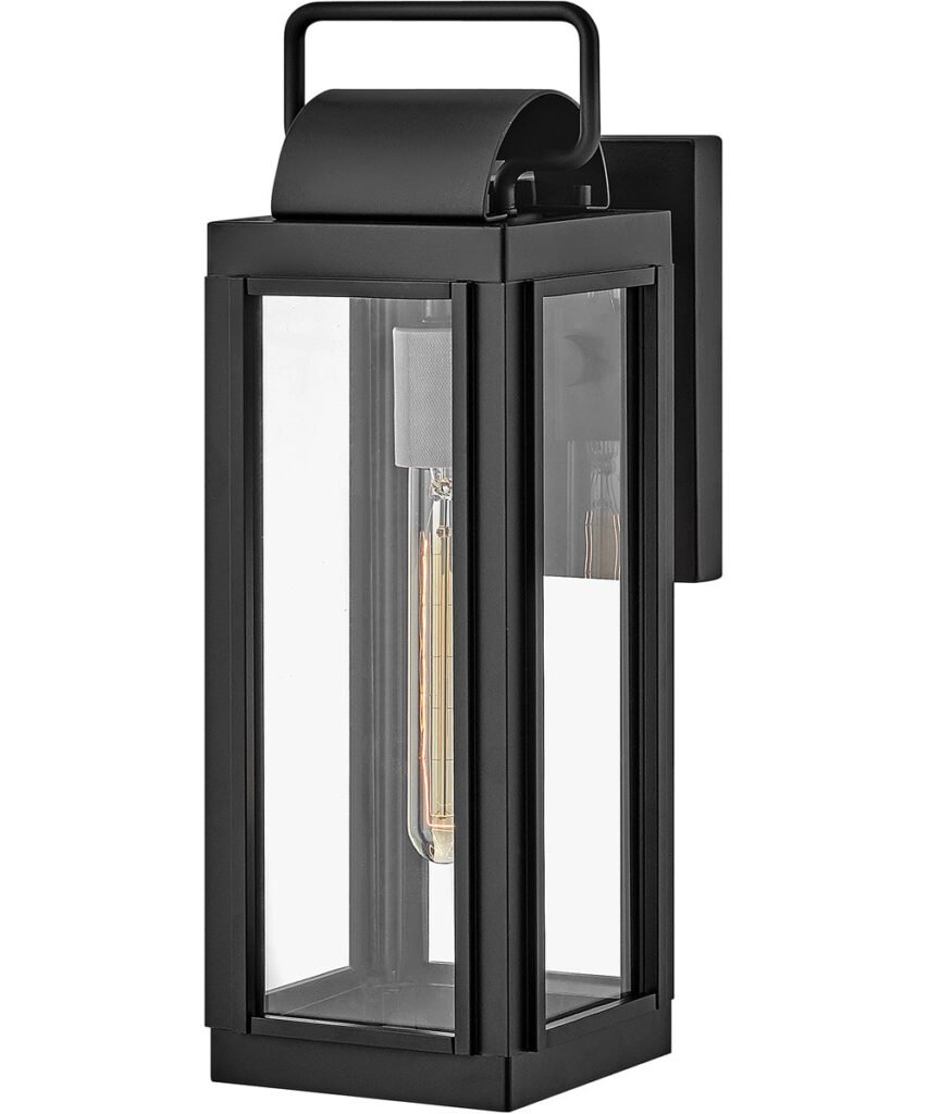 Carreço Handle Classic Black Lantern Outdoor Wall Light