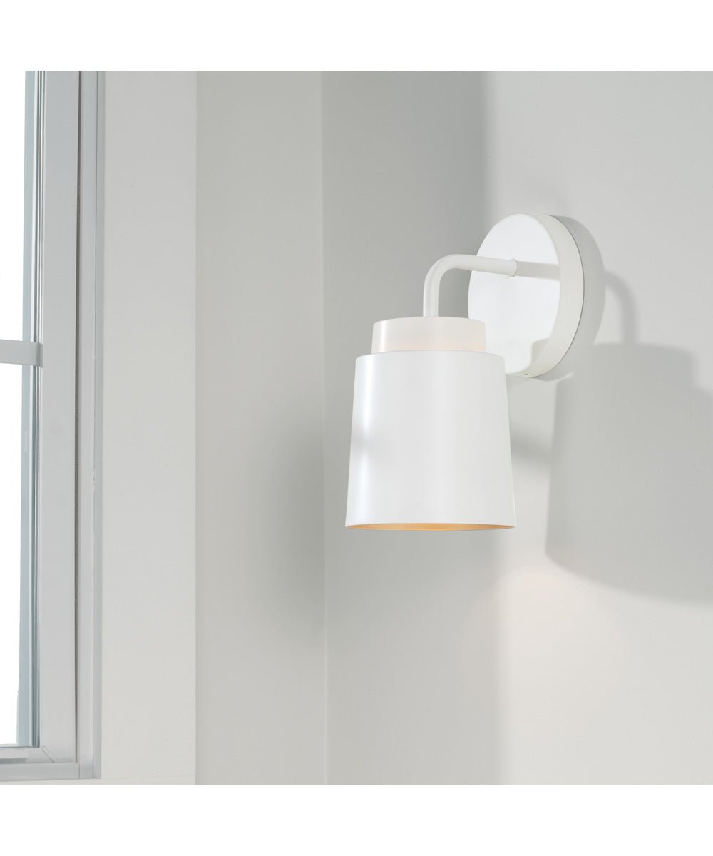 Psychro White Metal Head Compact Wall Sconce – image 2