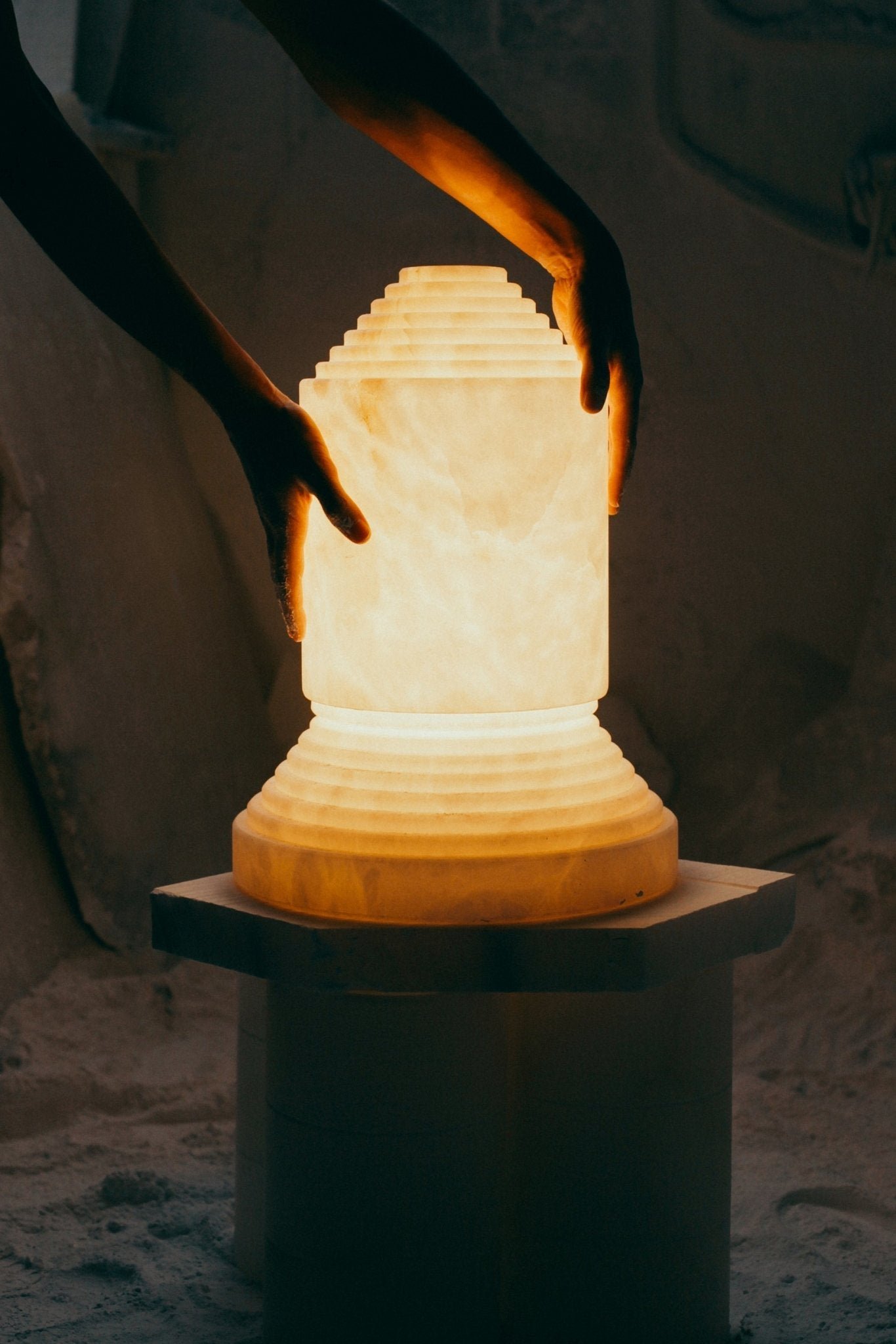 Sondalo Alabaster Masa Lambası – görsel 2