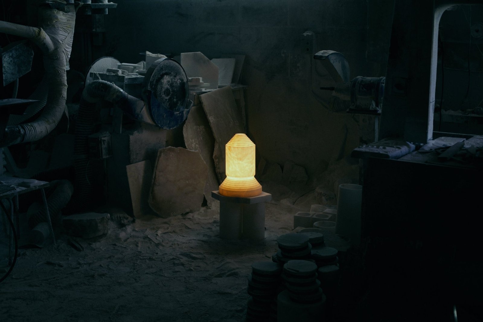 Sondalo Alabaster Masa Lambası – görsel 3