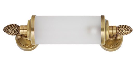 Montecosaro Horizontal Cylinder Glass Pineapple Head Wall Sconce