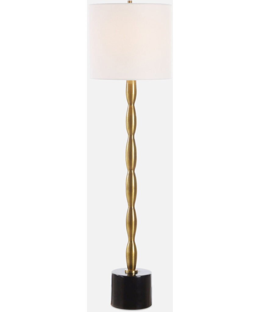 Negades Brass Marble Base Buffet Lamp