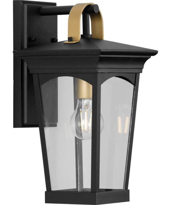 Vatoussa Curved Hanging Cast Aluminium Lantern Outdoor Wall Light