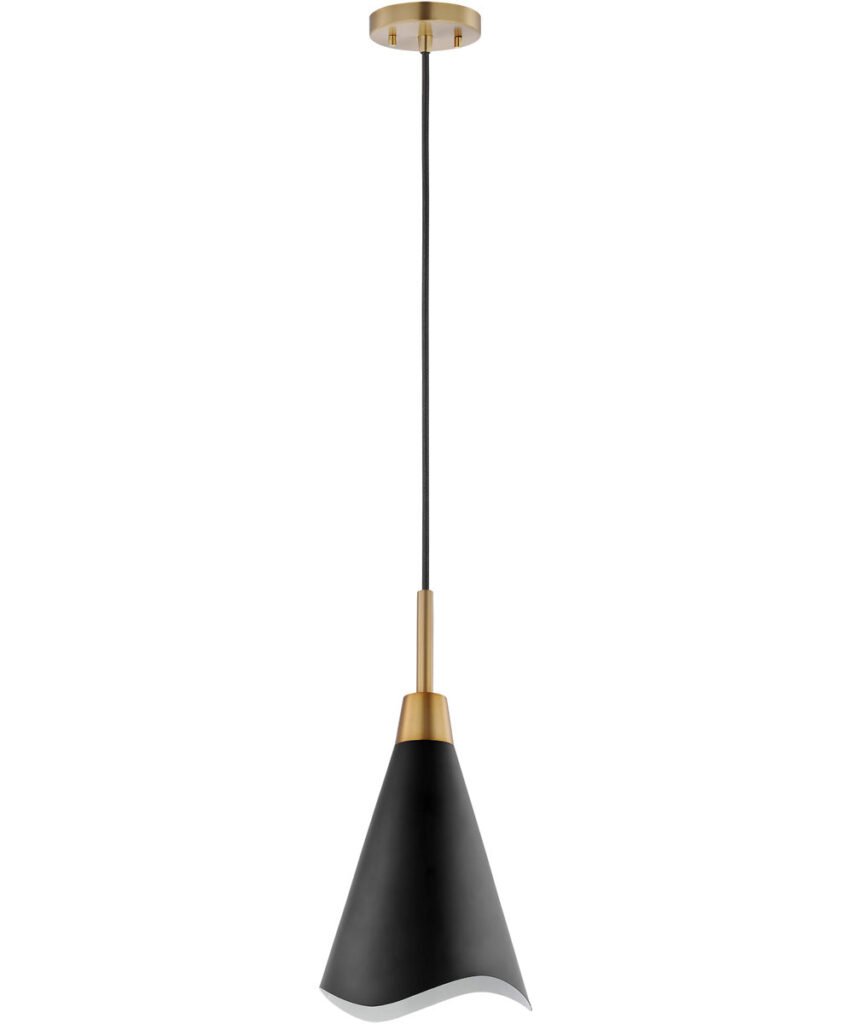 Laredo Black Conical Pendant Lamp