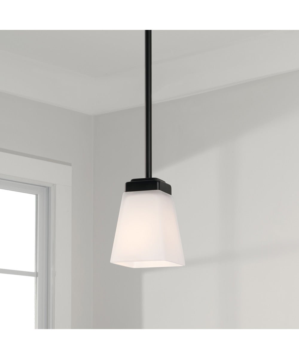 Fiumalbo Black White Glass Mini Pendant – image 2