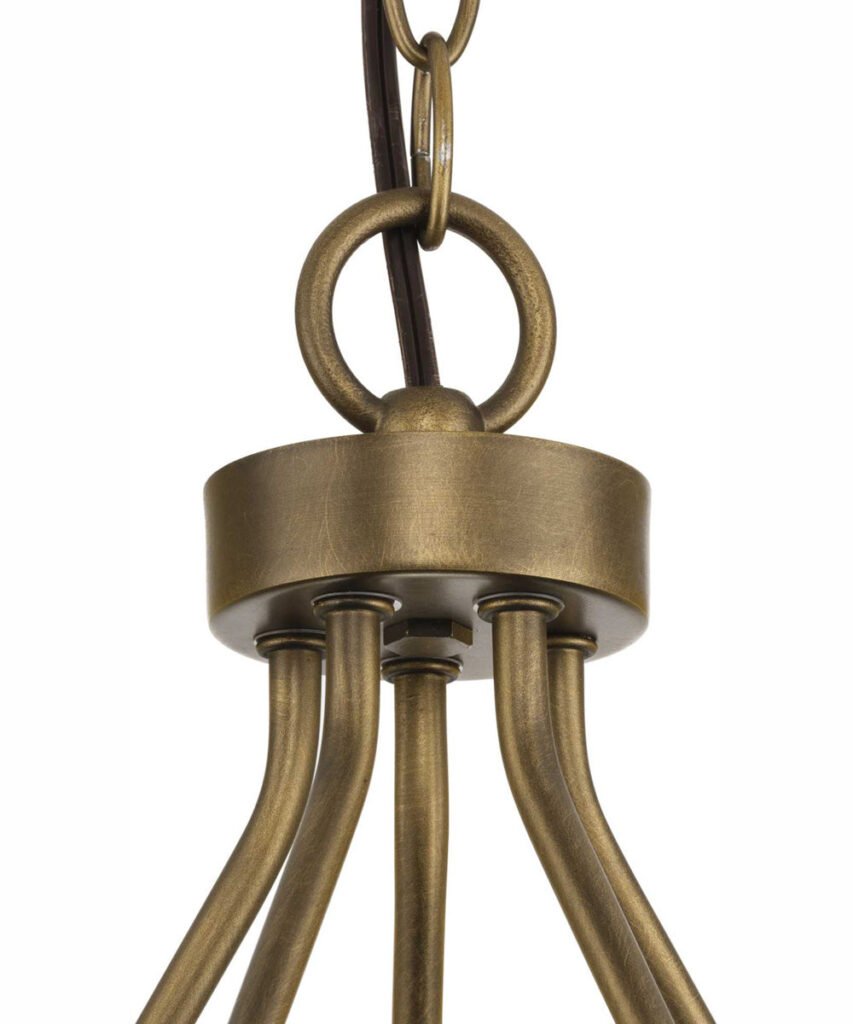 Garraf Bronze Ring Five Candle Chandelier – image 3