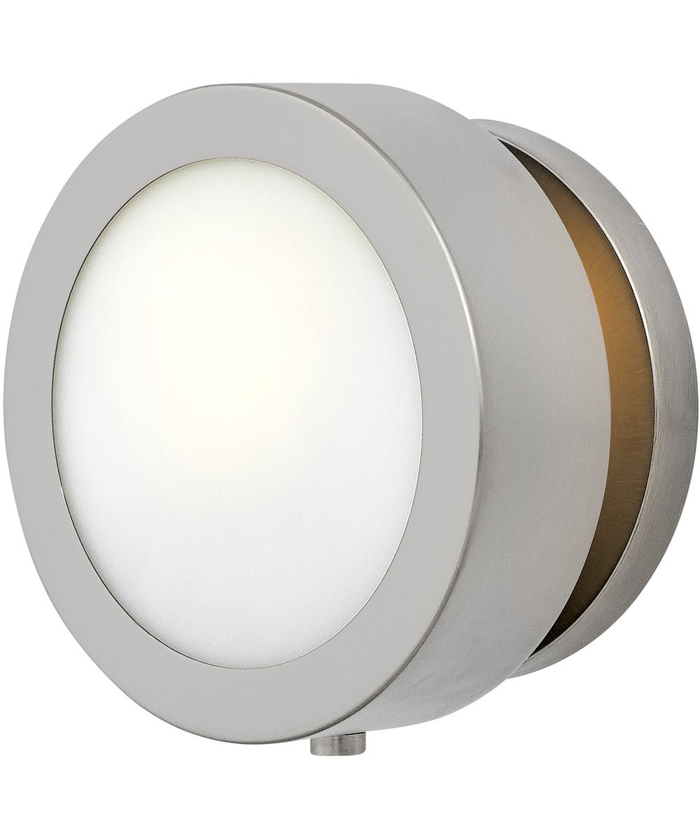 Chiaramonti Round Body Brushed Nickel Compact Wall Sconce