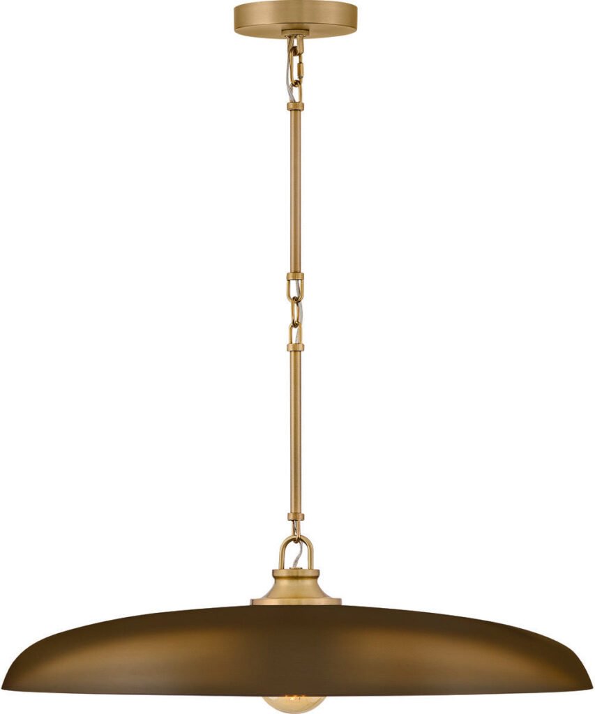 Naxxar Wide Brass Plate Pendant – image 3