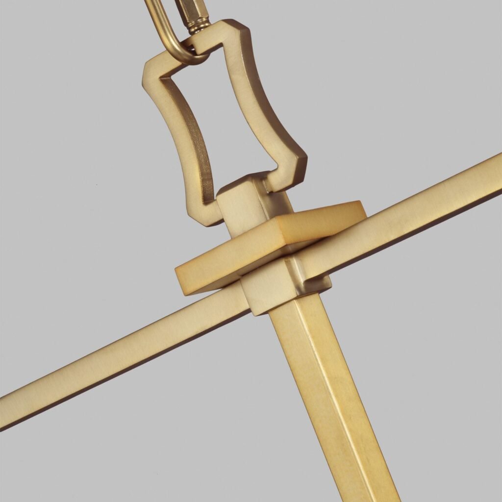 Monastir Brass Linear Lantern Chandelier – image 2