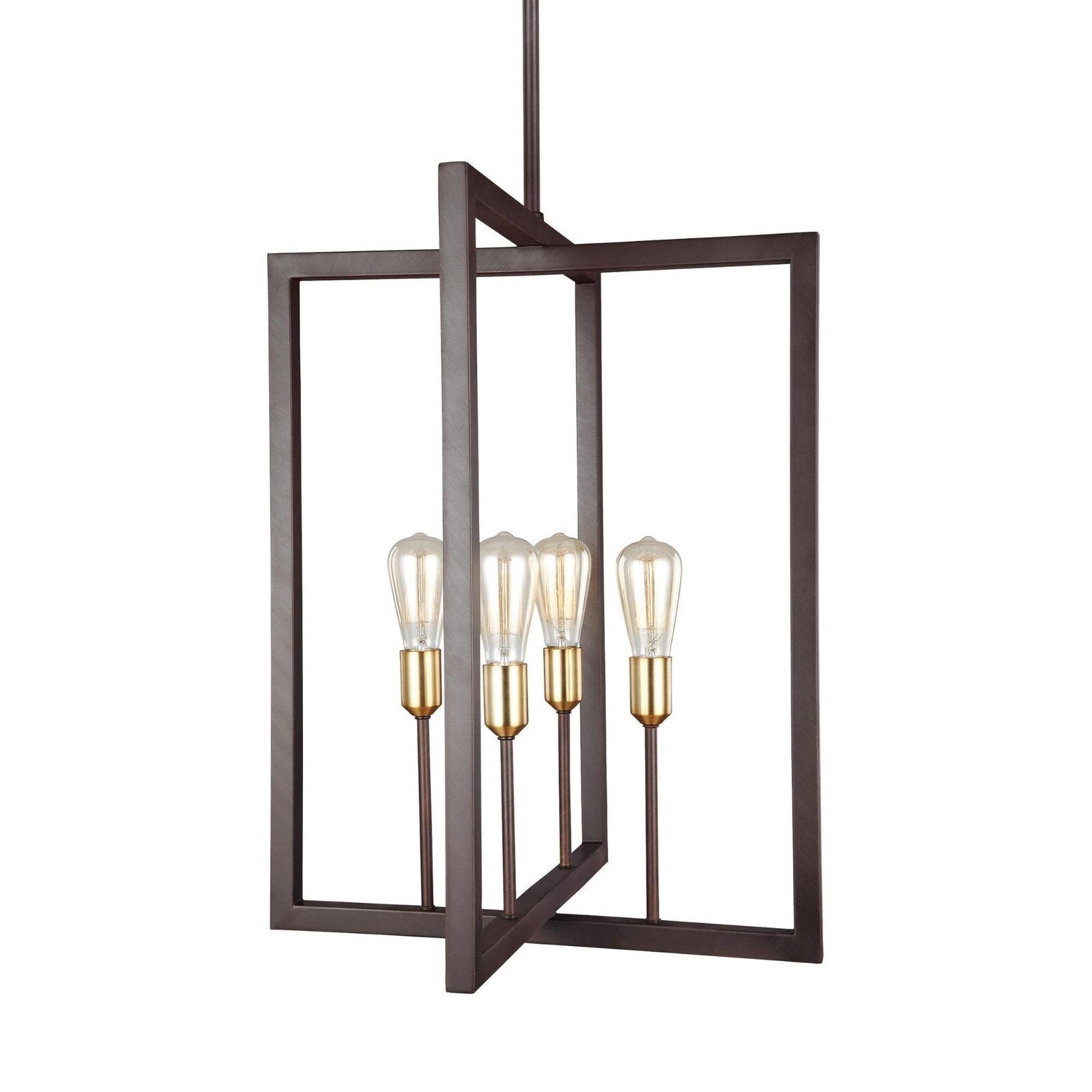 Tabarka Bronze Long Lantern Pendant