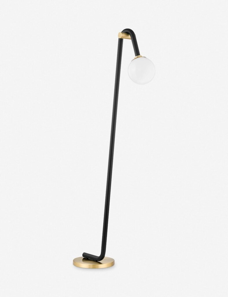 Grantorto Curved Globe Head Reading Floor Lamp – image 3