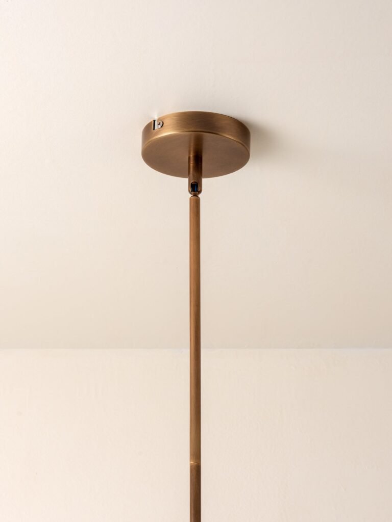 Cesenatico Four Opal Globe Antiqued Brass Chandelier – image 3