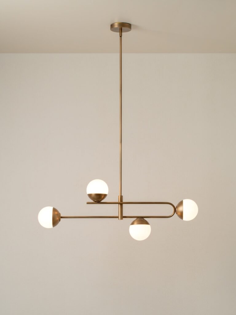 Bagnacavallo Glass Globe Linear Bar Pendant – image 2