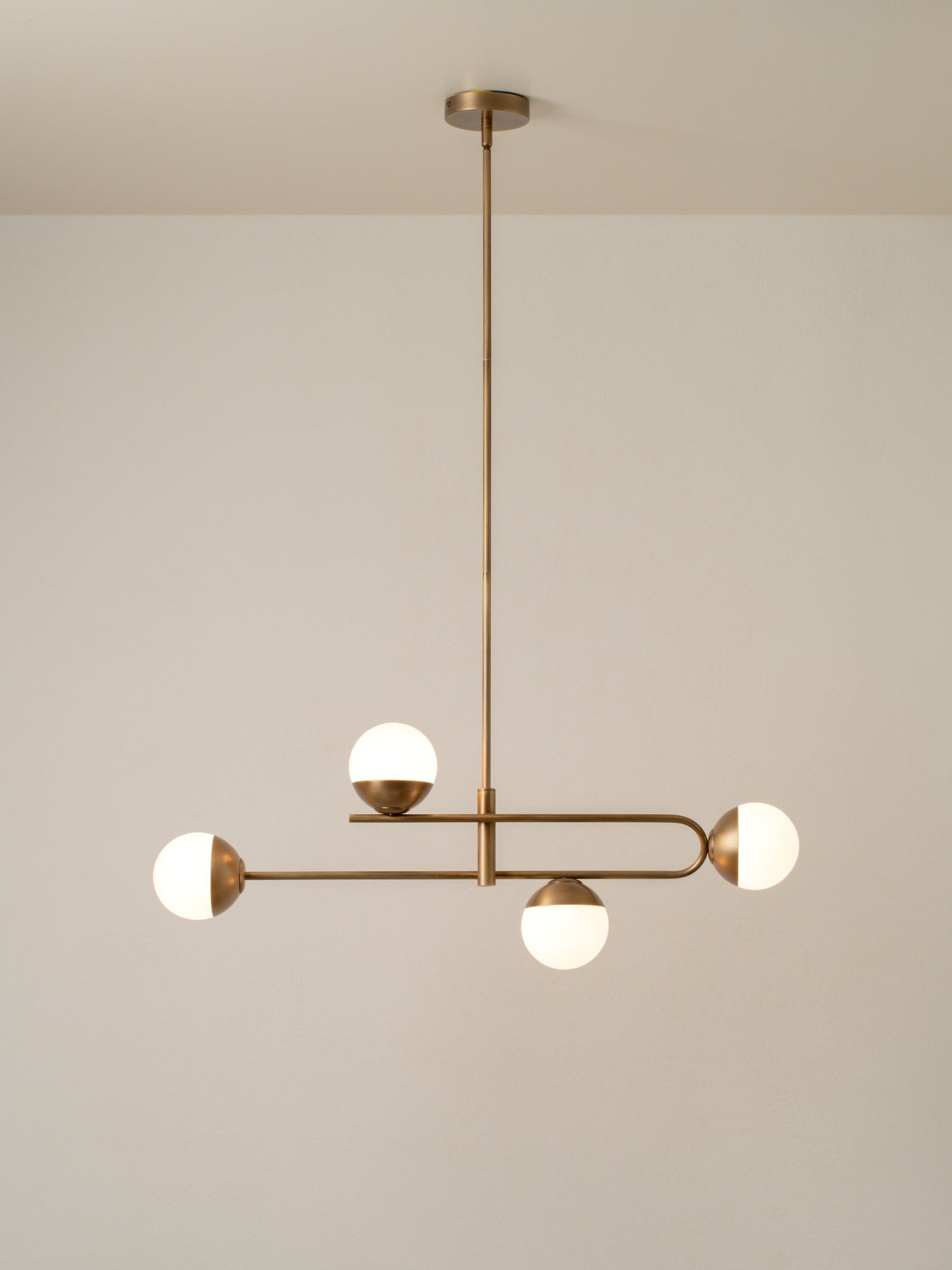Bagnacavallo Glass Globe Linear Bar Pendant – image 2