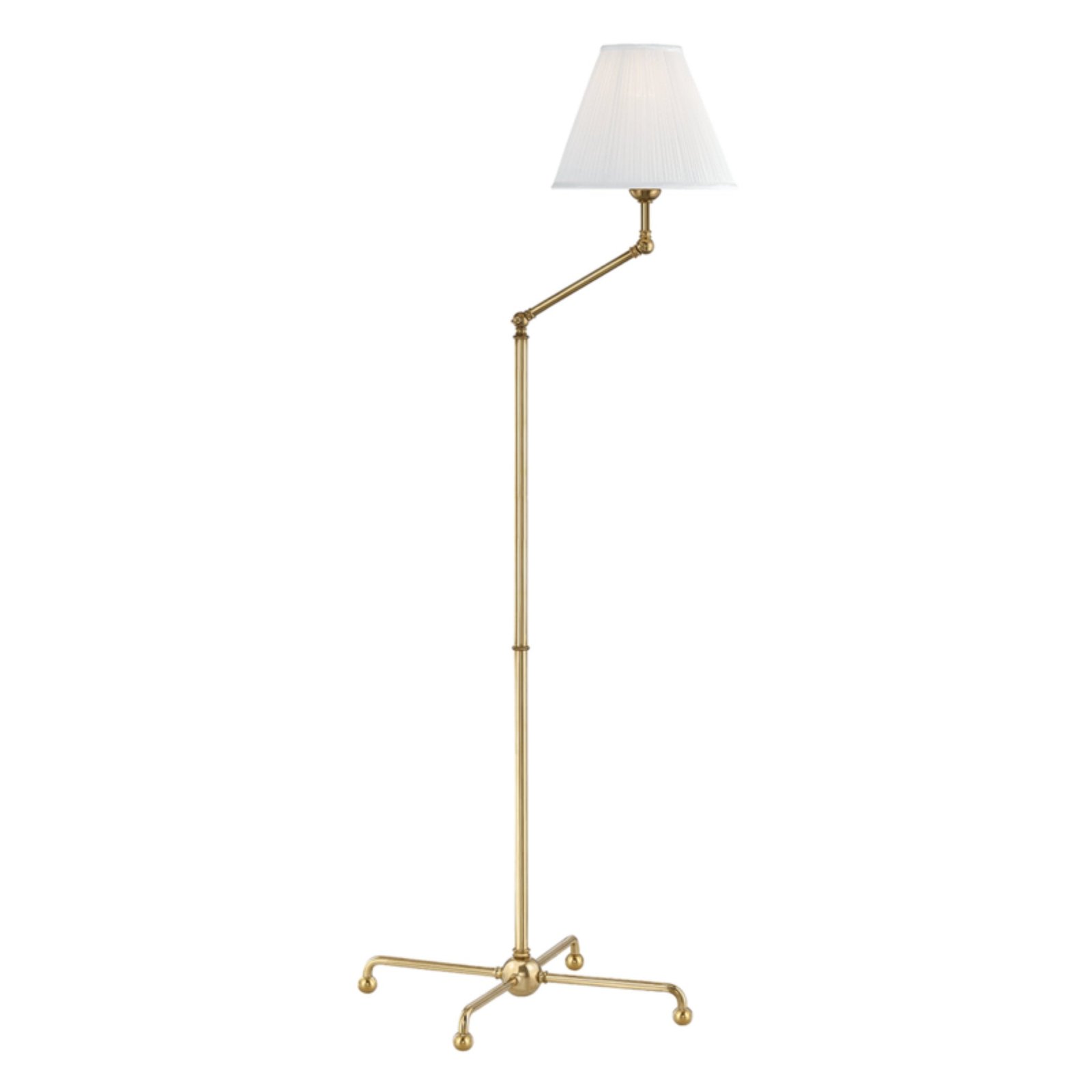Assos Silk Shade Tripod Reading Floor Lamp