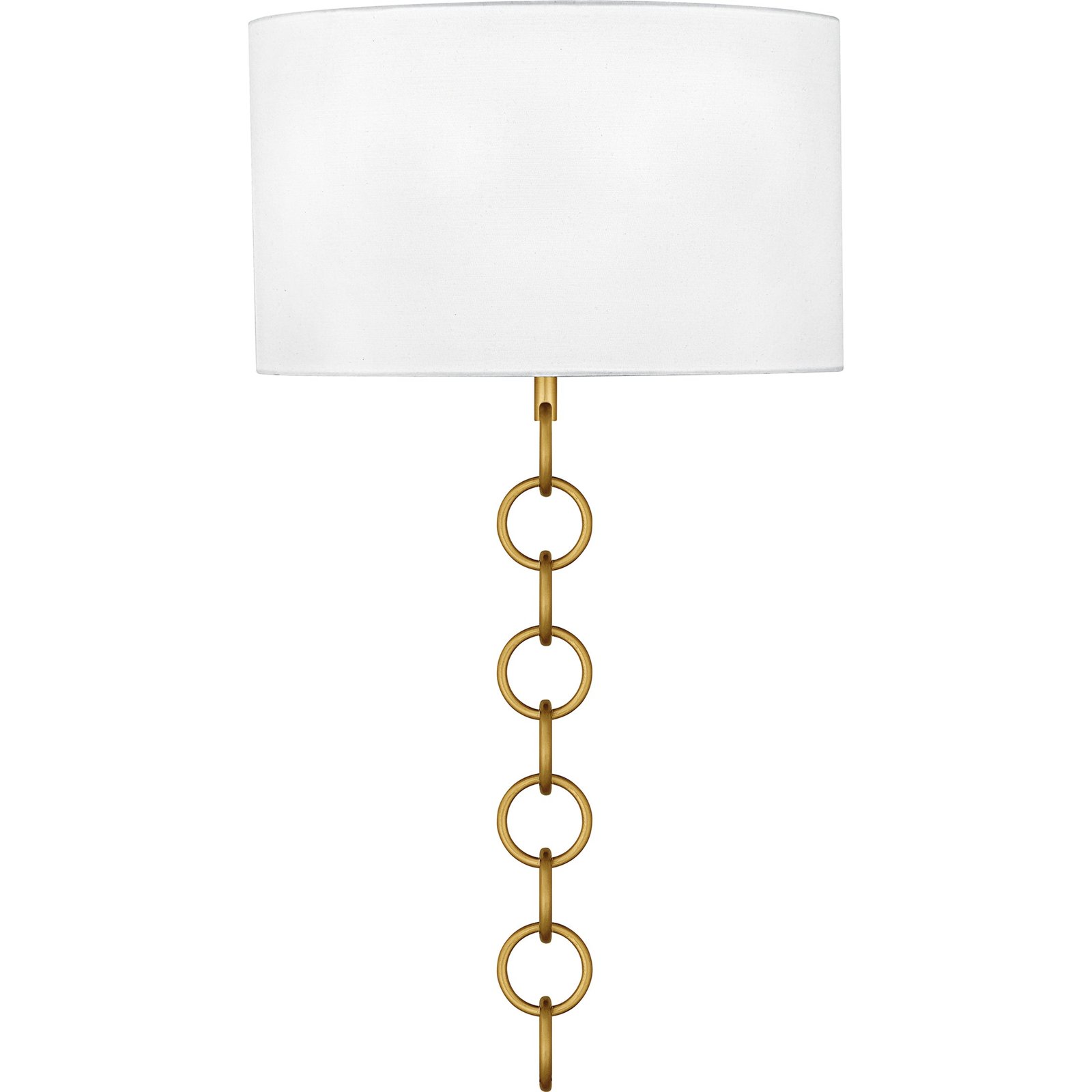 Arbatax Zincir Detaylı Kumaş Abajurlu Aplik – image 2