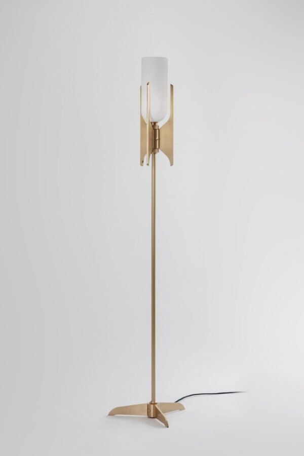 Stanghella Opal Glass Wing Floor Lamp