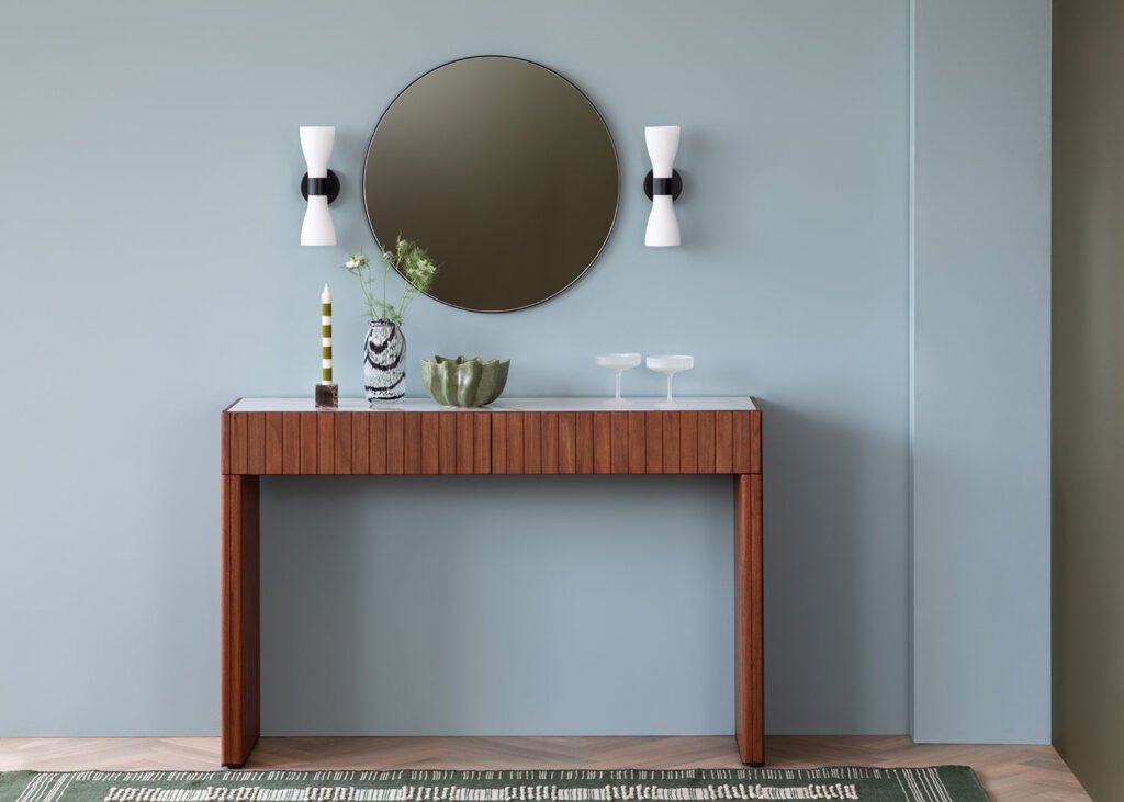 Astris Çift Opal Cam Konili Siyah Aplik – görsel 2