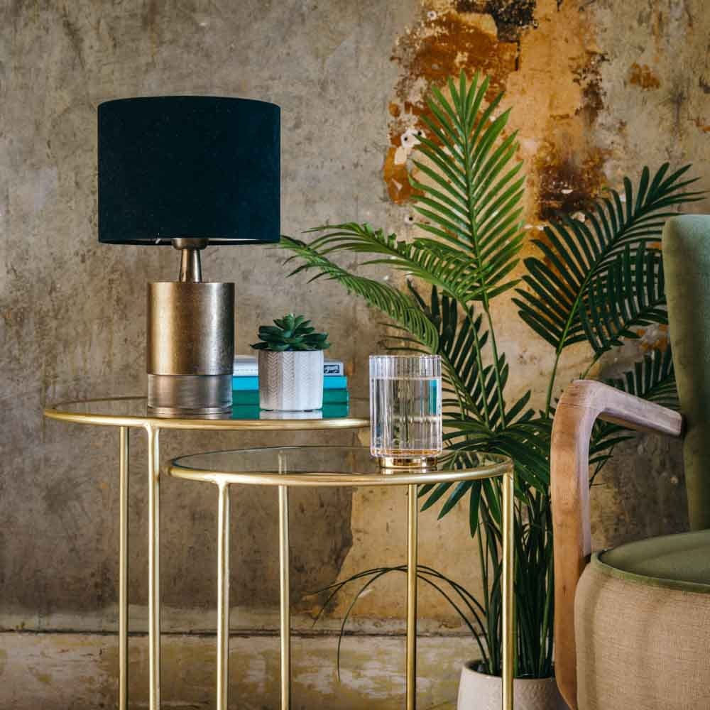 Kolocep Milled Antique Bronze Low Lamp Base – image 2