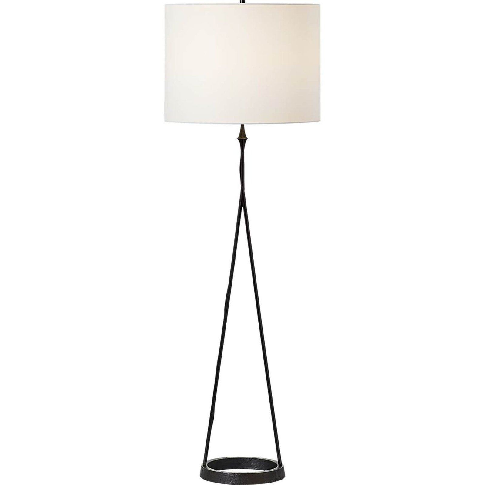 Benitses Slim Framed Black Floor Lamp
