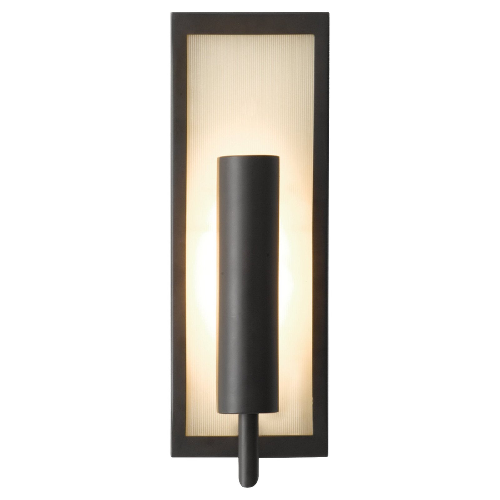 Bortigiadas Rectangular Opal Glass Bronze Wall Sconce